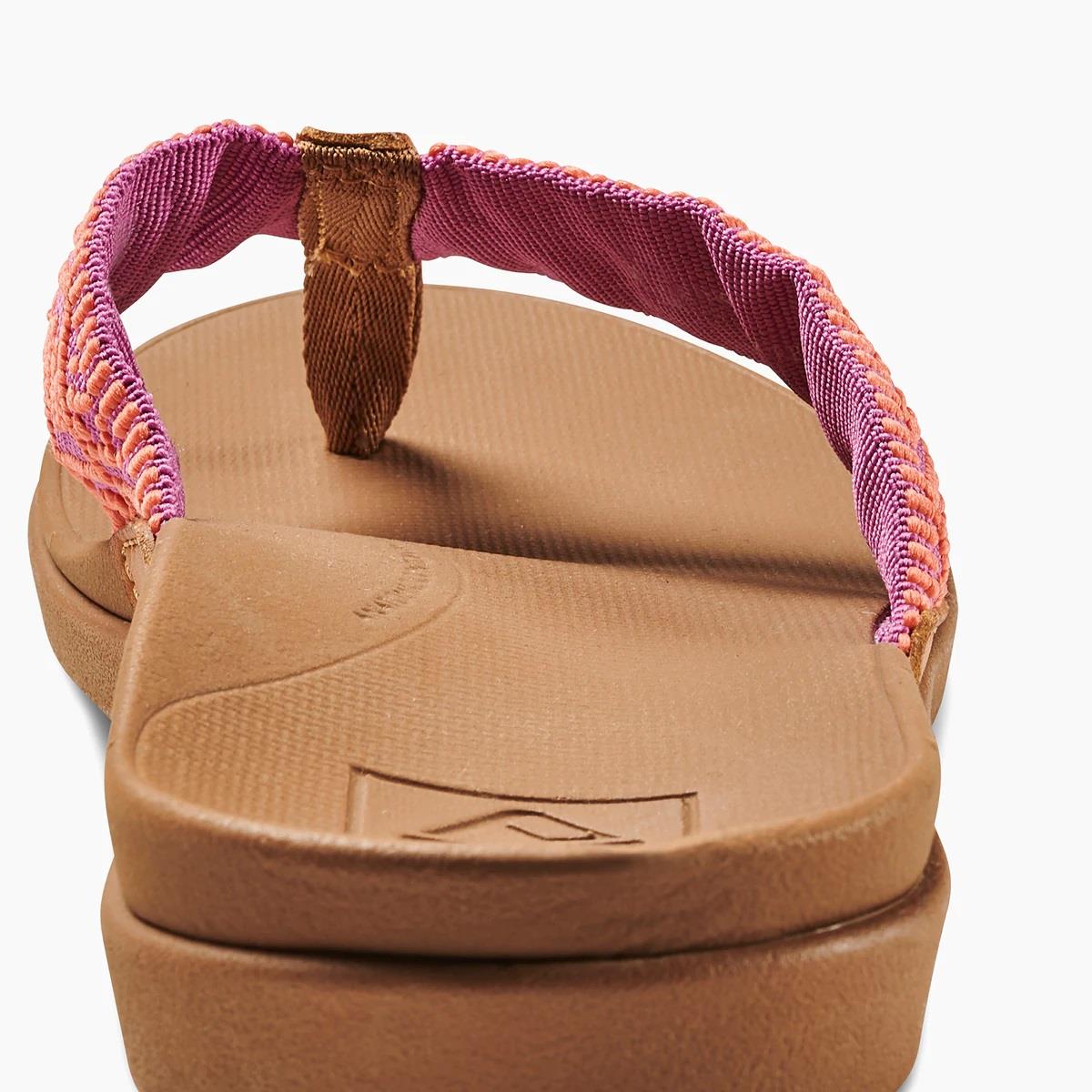 Women's Reef Ortho Woven Sandals ~ Fuchsia coral