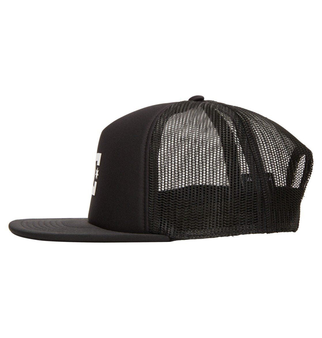 DC Shoes Mens Snapback Trucker Cap Gasstation black