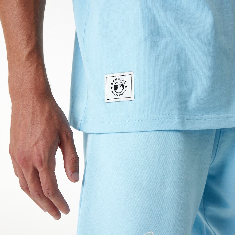 New Era Unisex MLB Pastel OS T-Shirt ~ New York Yankees Pastel Blue