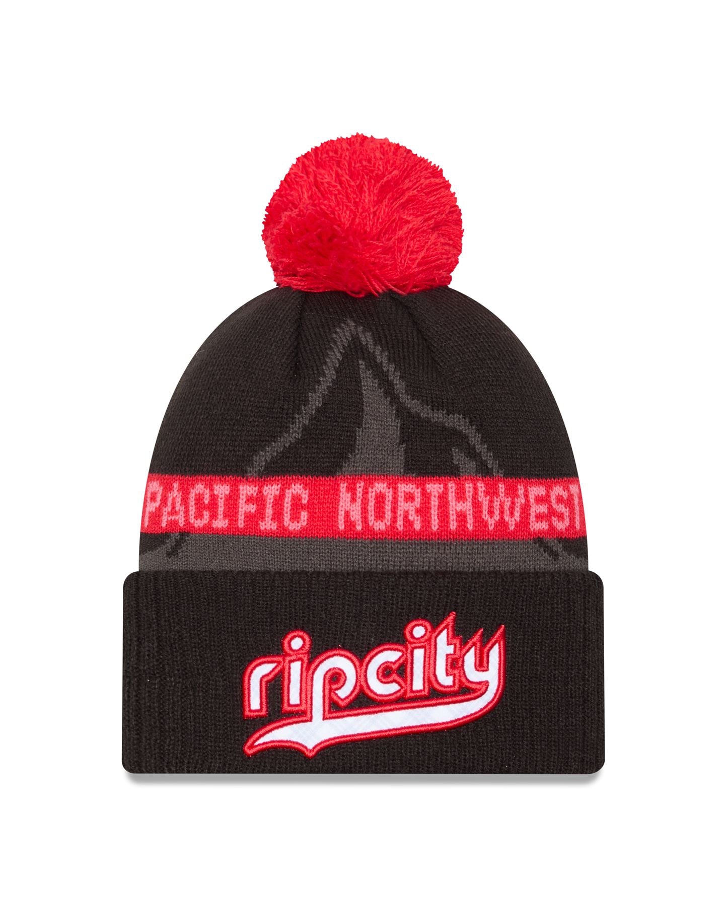 Ripcity Portland Trail Blazers NBA Knitted Bobble Beanie