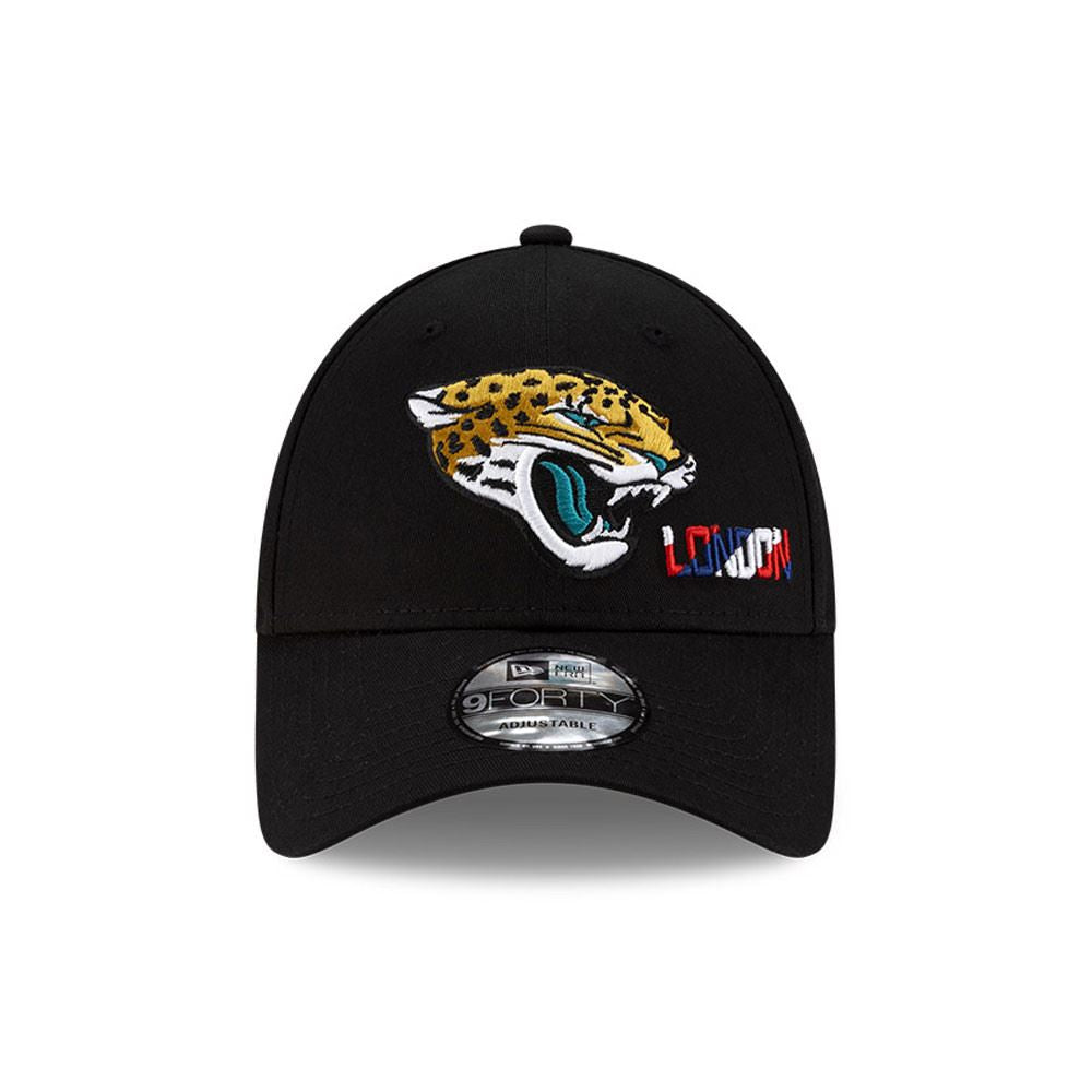 Jacksonville Jaguars NFL London Games 9FORTY Adjustable Cap Black