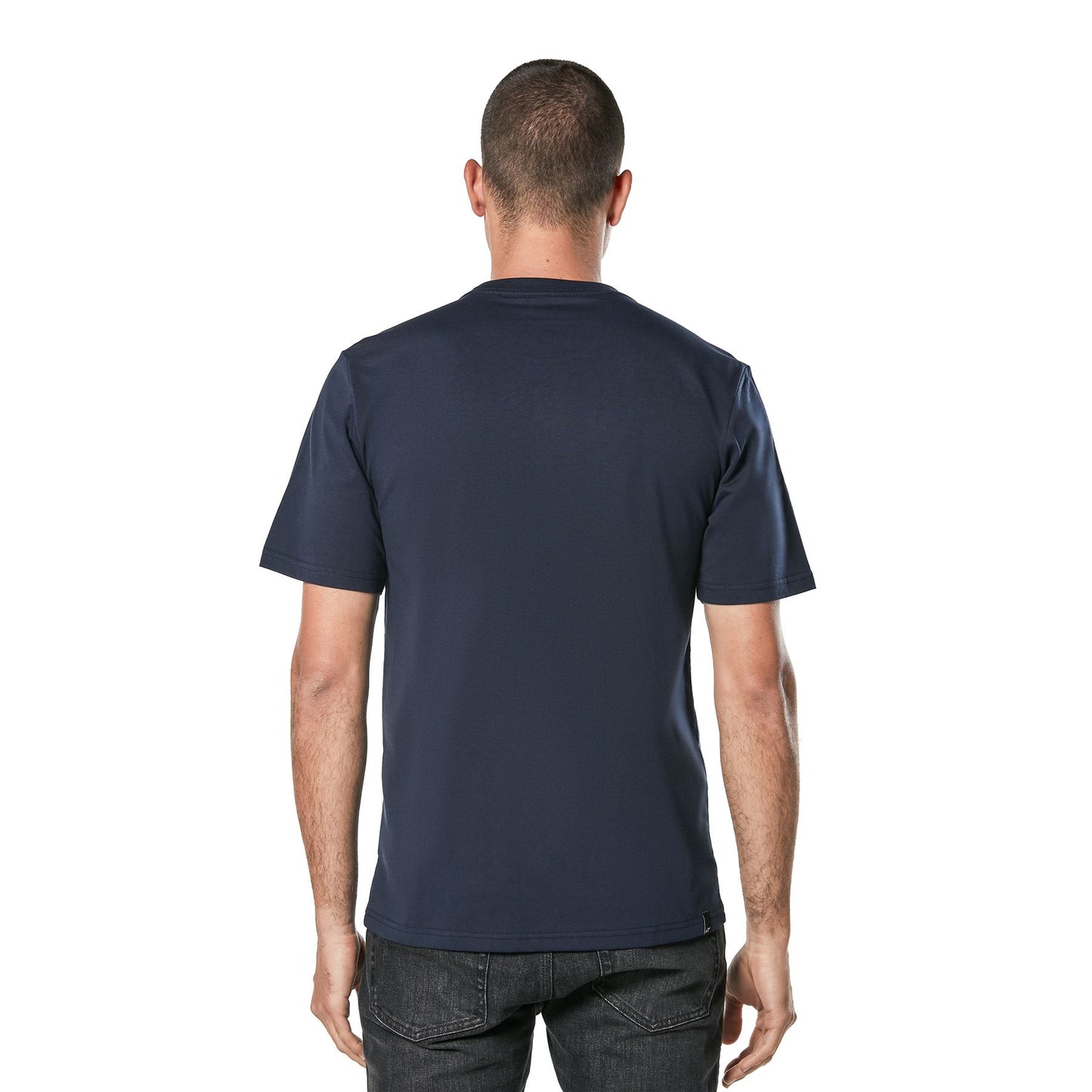 Alpinestars Mens Cotton SS T-Shirt ~ Blaze CSF navy grey
