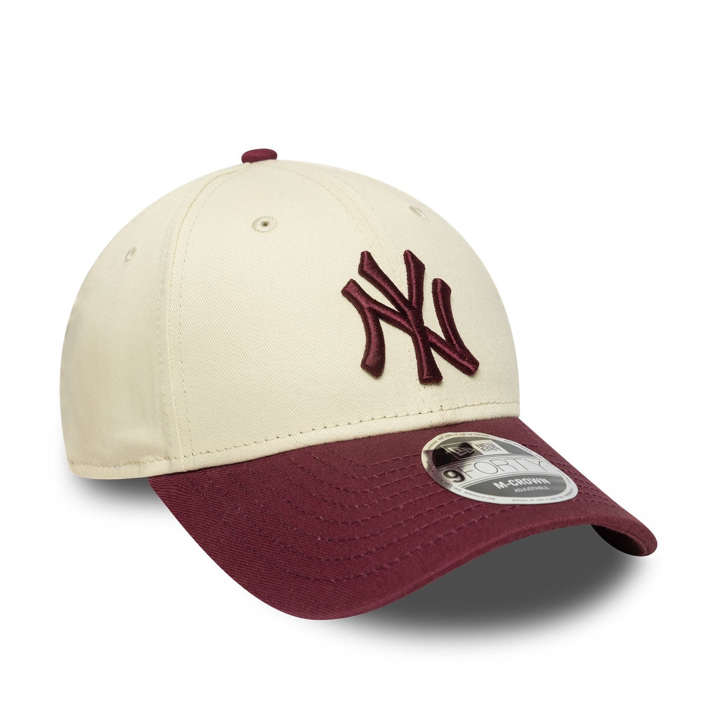 New York Yankees Colour Block Cream 9FORTY M-Crown Adjustable Cap