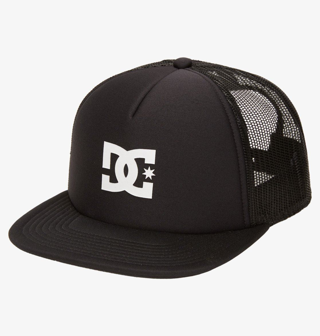 DC Shoes Mens Snapback Trucker Cap Gasstation black
