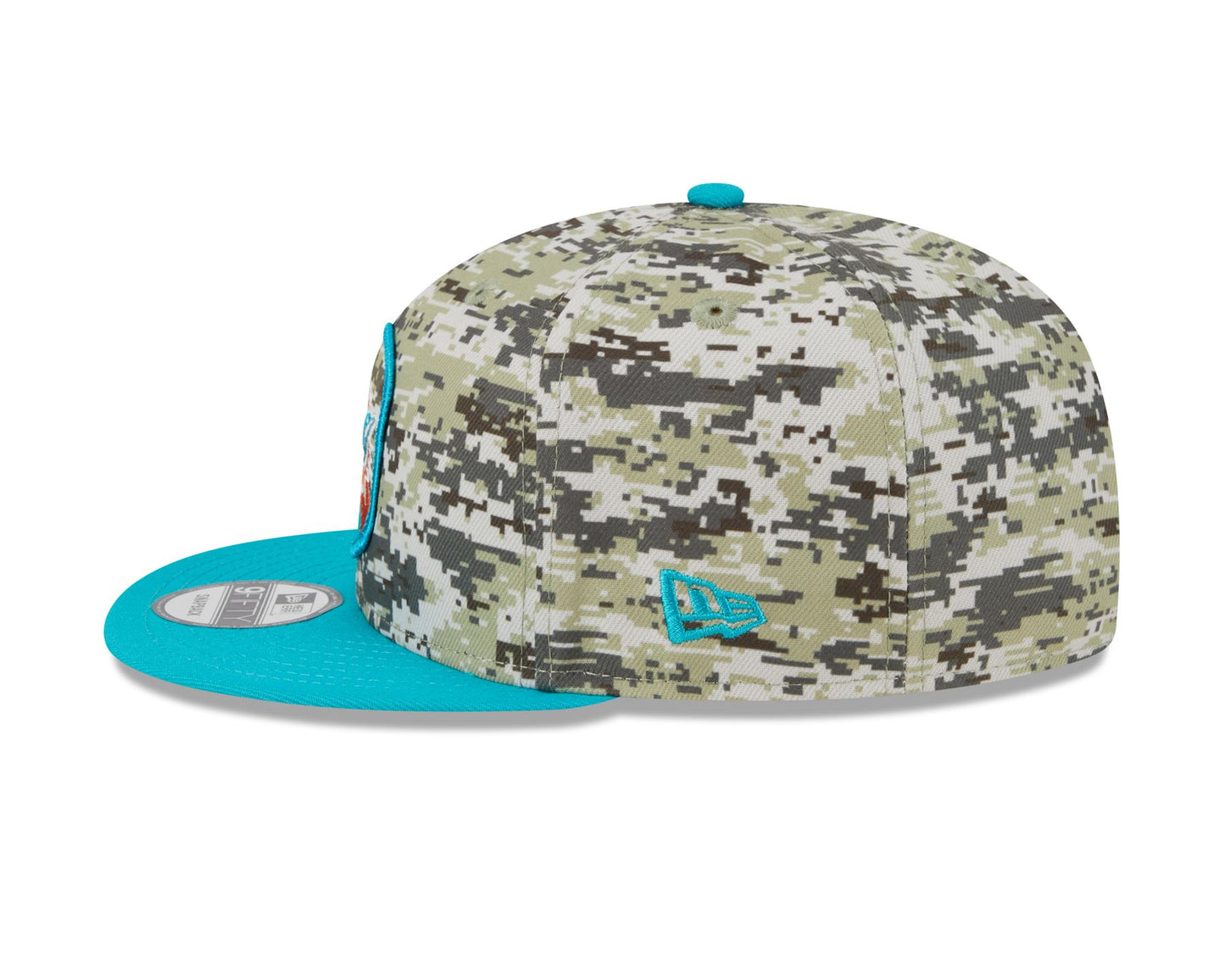 New Era Mens NFL Salute To Service Snapback 9Fifty Cap ~ 'Miami Dolphins' camo
