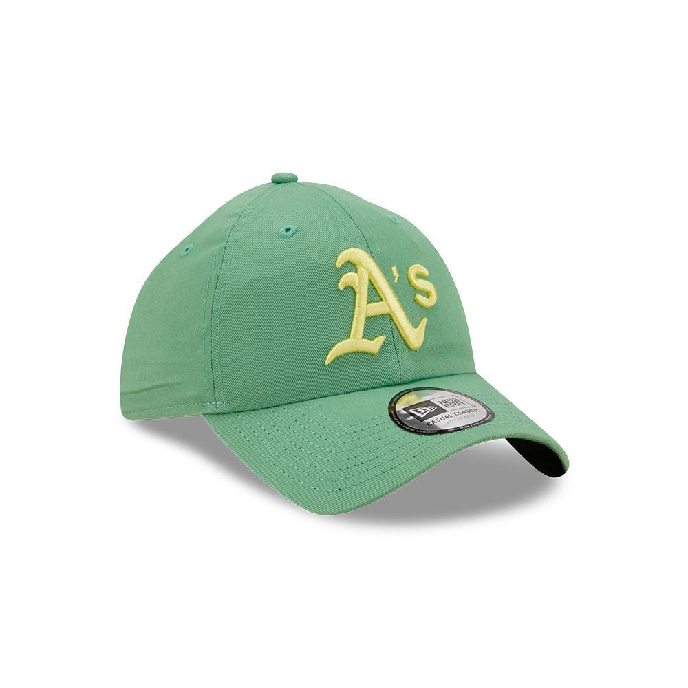 New Era Men's Adjustable Essential 9Twenty Cap ~ Oakland Athletics green