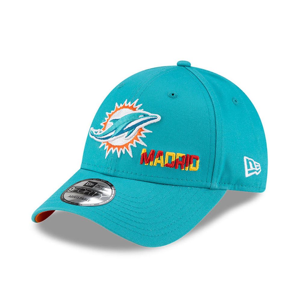 Miami Dolphins NFL Madrid Games 9FORTY Adjustable Cap Turquoise
