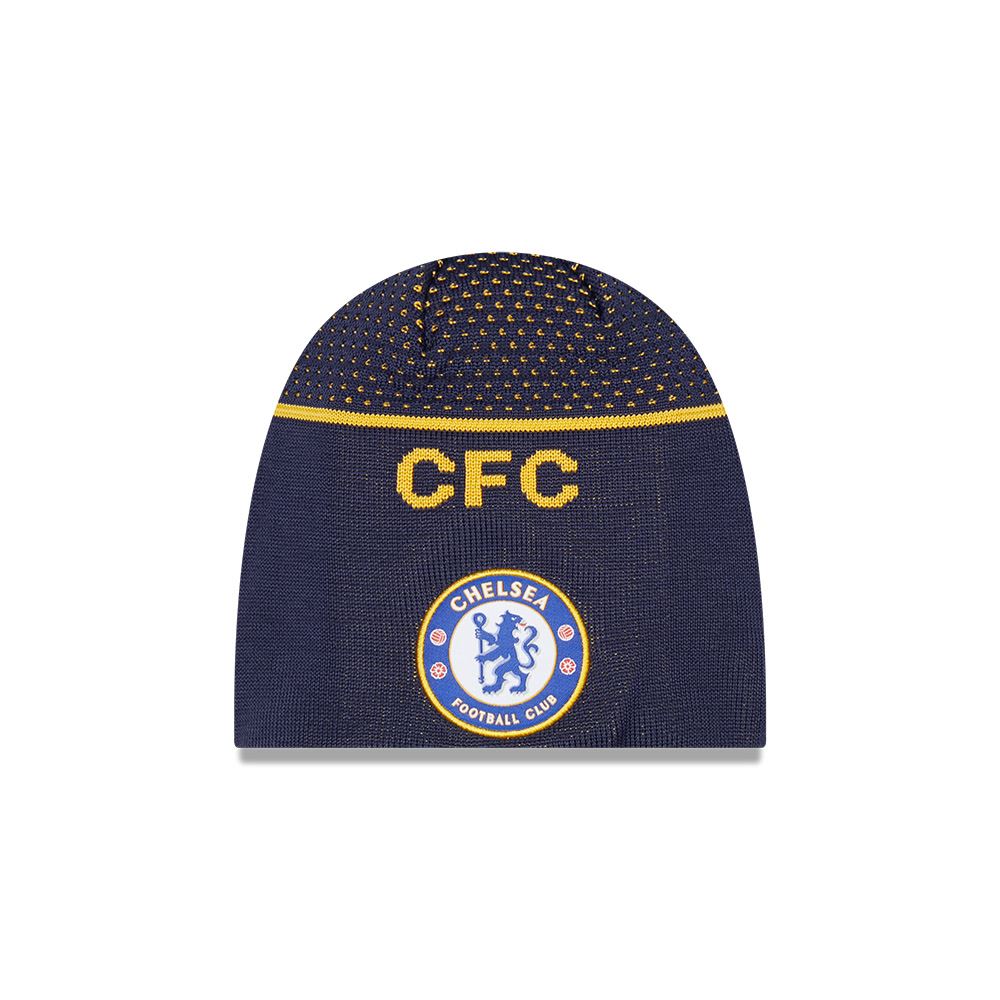 New Era Men's Engineered Skull Beanie ~ Chelsea FC Navy