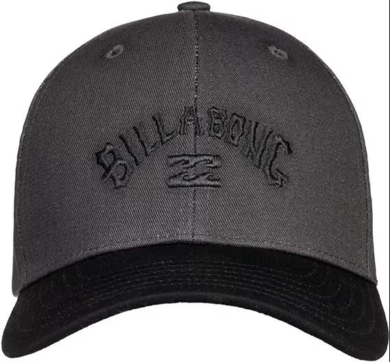 Billabong Mens Curve Snapback Cap ~Arch charcoal