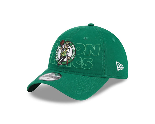 New Era Mens NBA Draft 9Twenty Adjustable Cap ~ Boston Celtics Green
