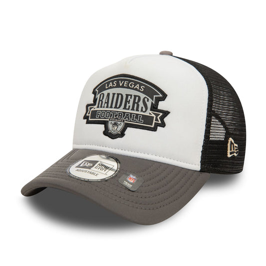 New Era Mens NFL Las Vegas Raiders Trucker Cap