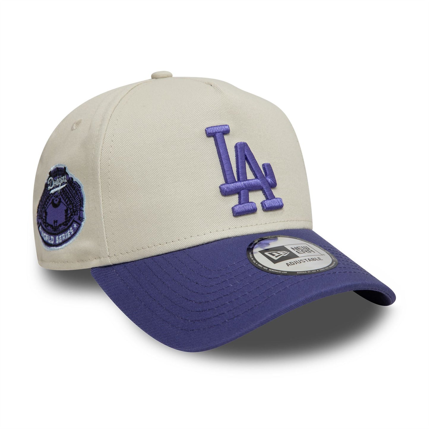 LA Dodgers World Series Patch 9Forty A-Frame Adjustable Cap