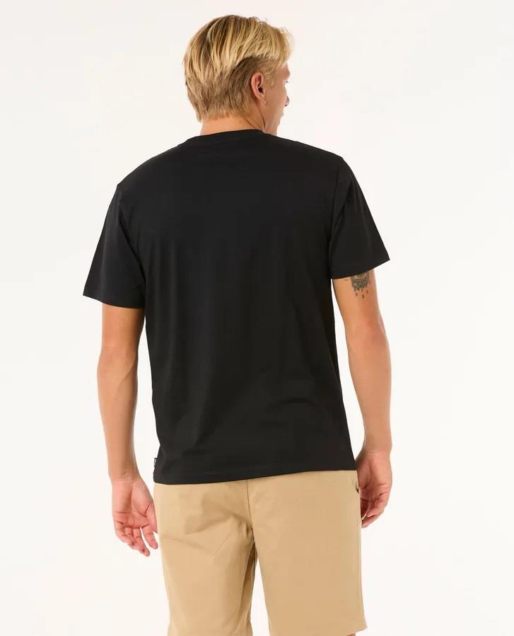 Rip Curl Surf Revival SS Mens T-Shirt Black