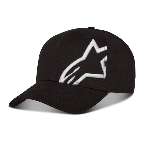Alpinestars Corp Snap 2 Mens Snapback Cap Black White