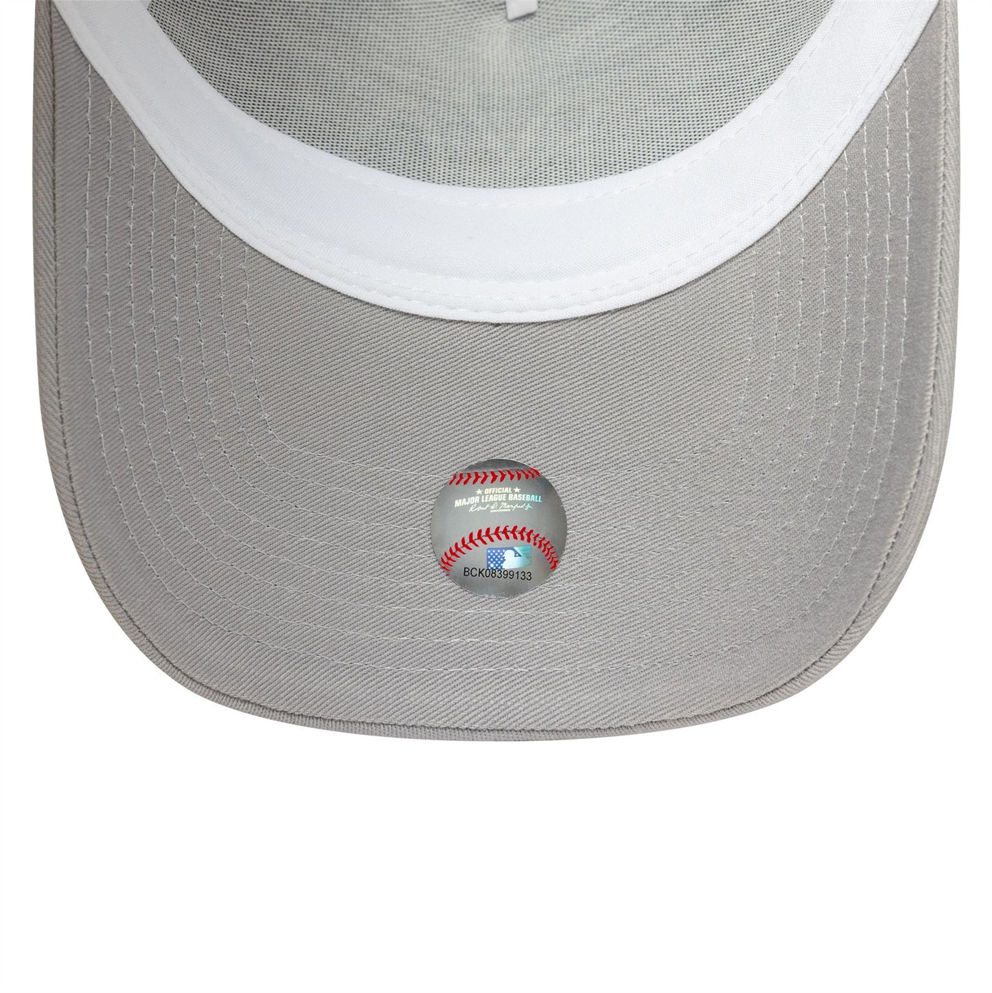 New York Yankees MLB Side Patch Grey 9FORTY A-Frame Trucker Snapback Cap