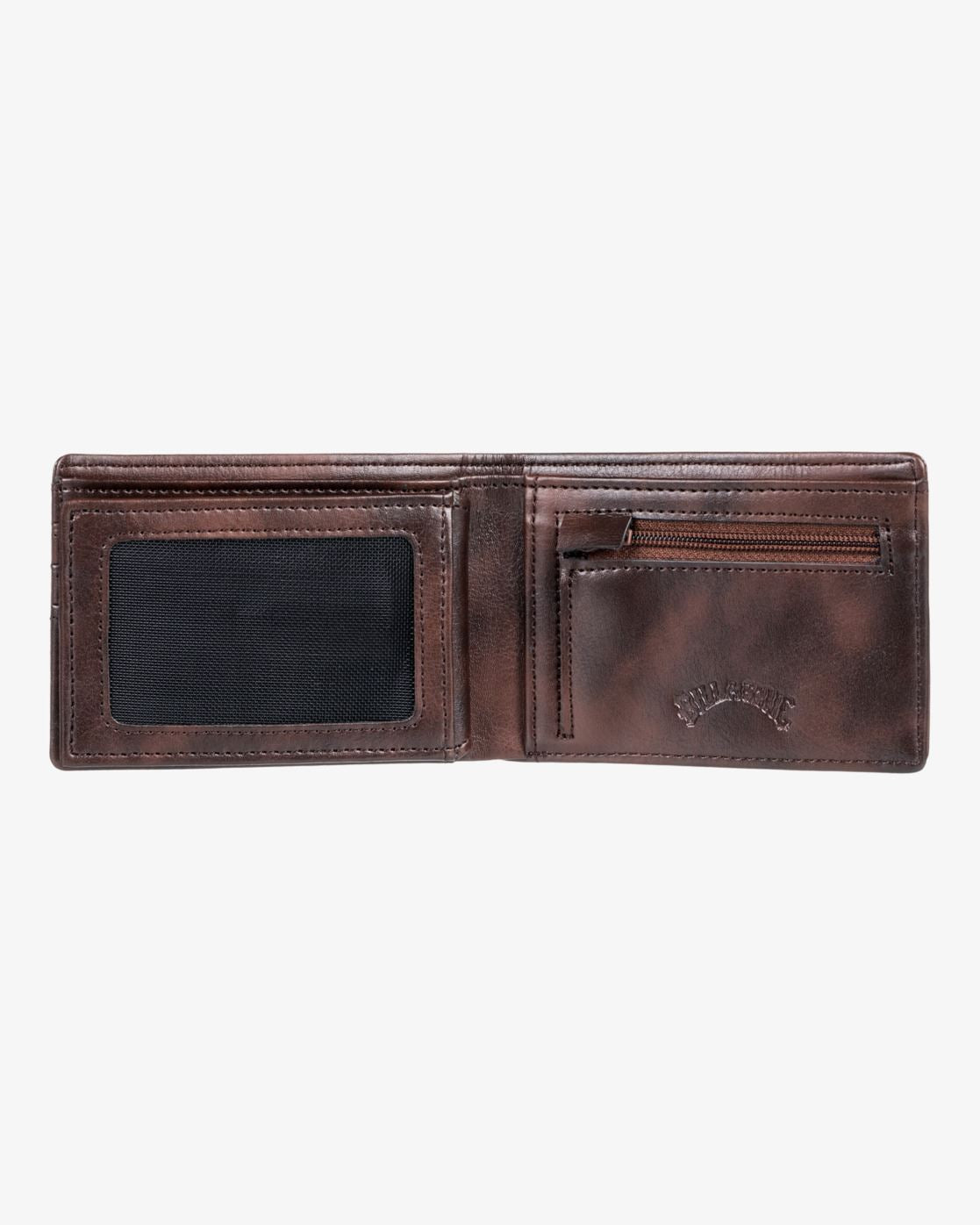 Billabong  Faux-Leather BrownTri Fold Wallet