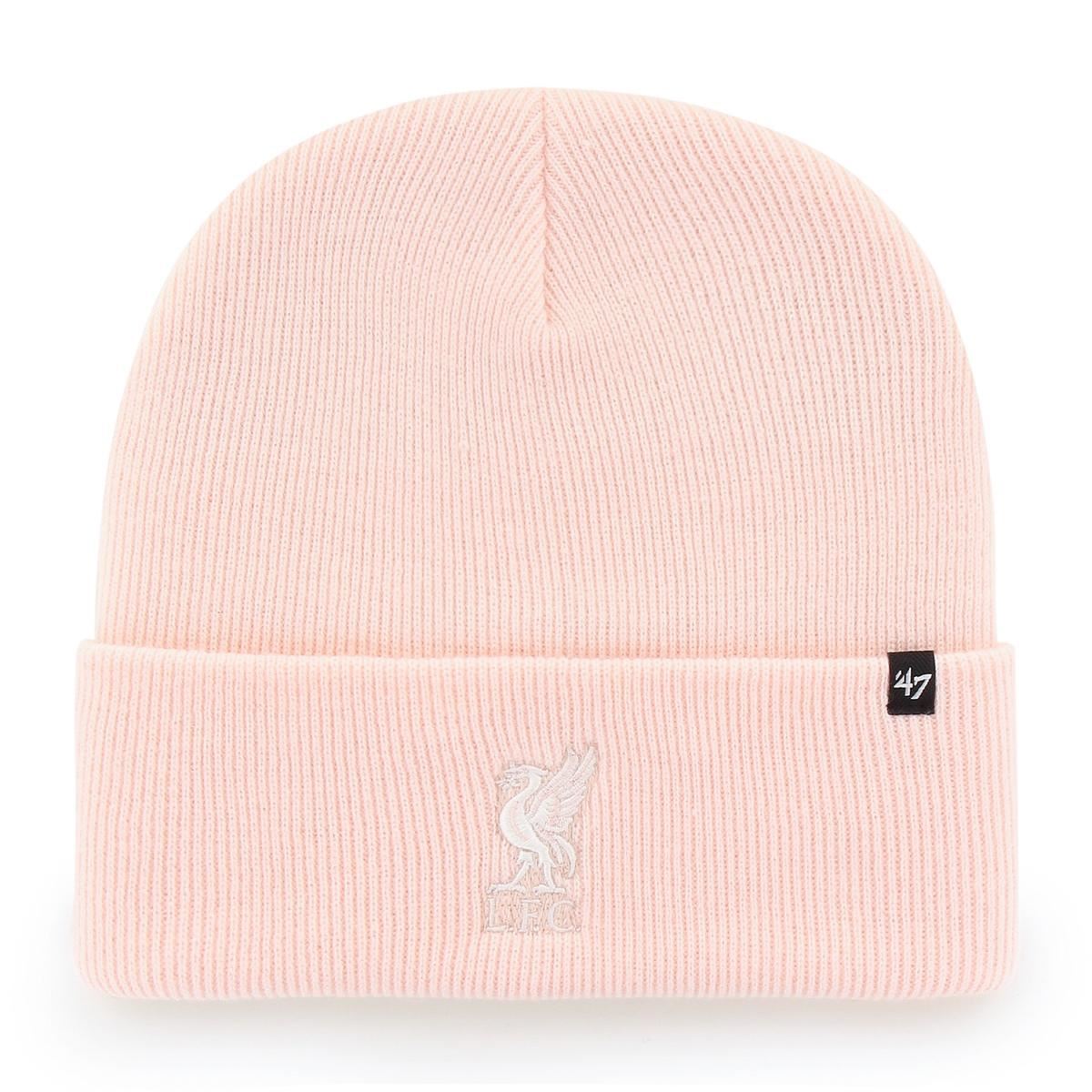 47 Brand Knitted Haymaker Cuff Beanie ~ Liverpool FC Pink