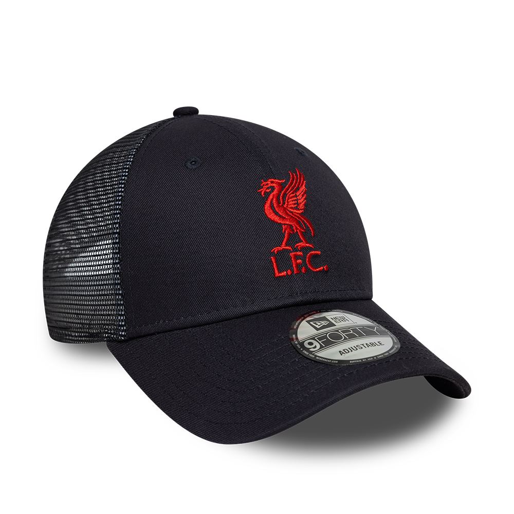 Liverpool FC Navy Blue 9Forty Trucker Adjustable Cap