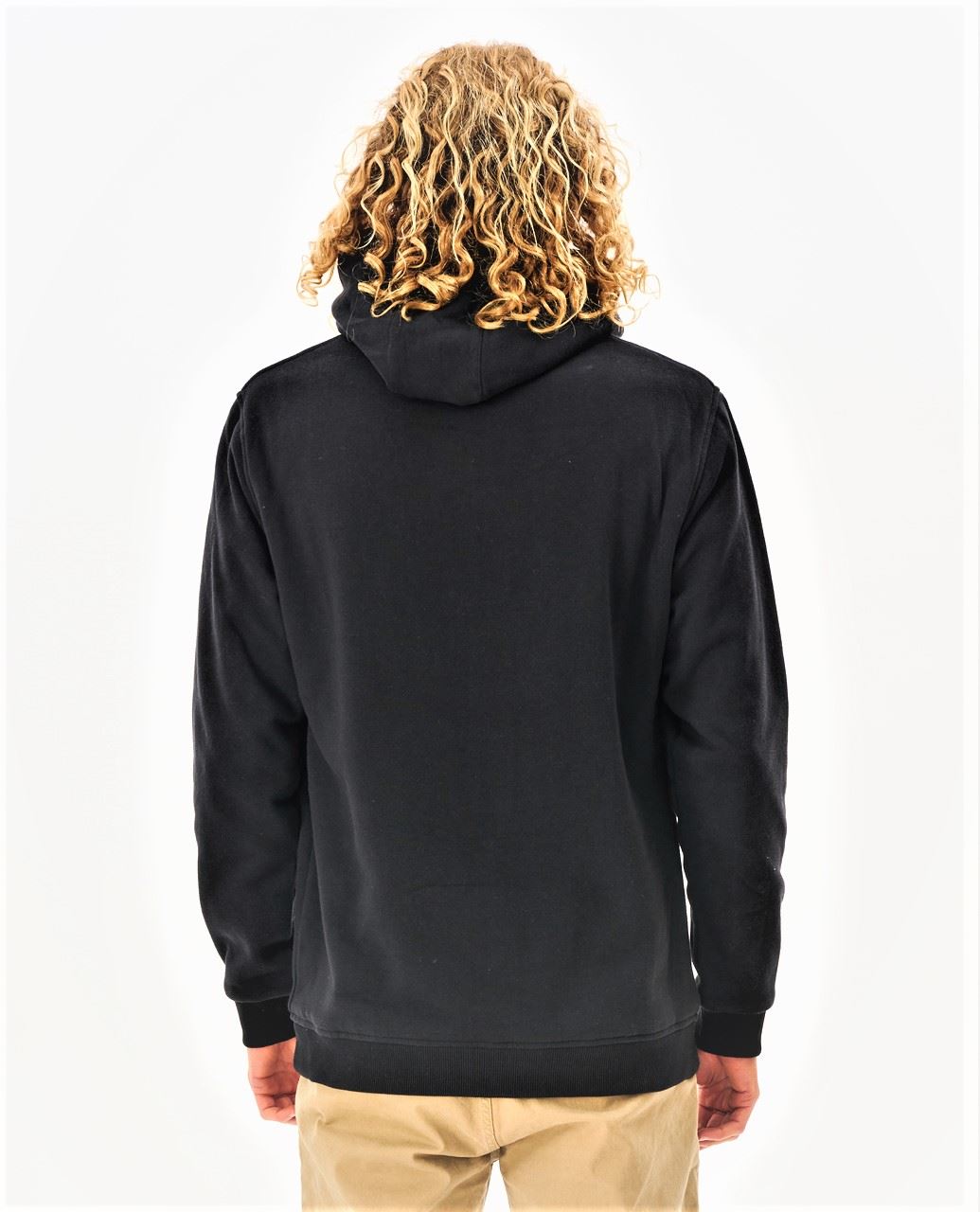 Rip Curl Men's Lined Fleece Hoody ~ Surf Revival black