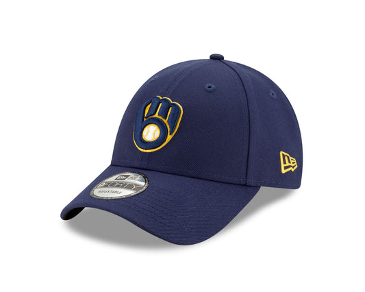 New Era 940 Adjustable League Cap ~ Milwaukee Brewers navy