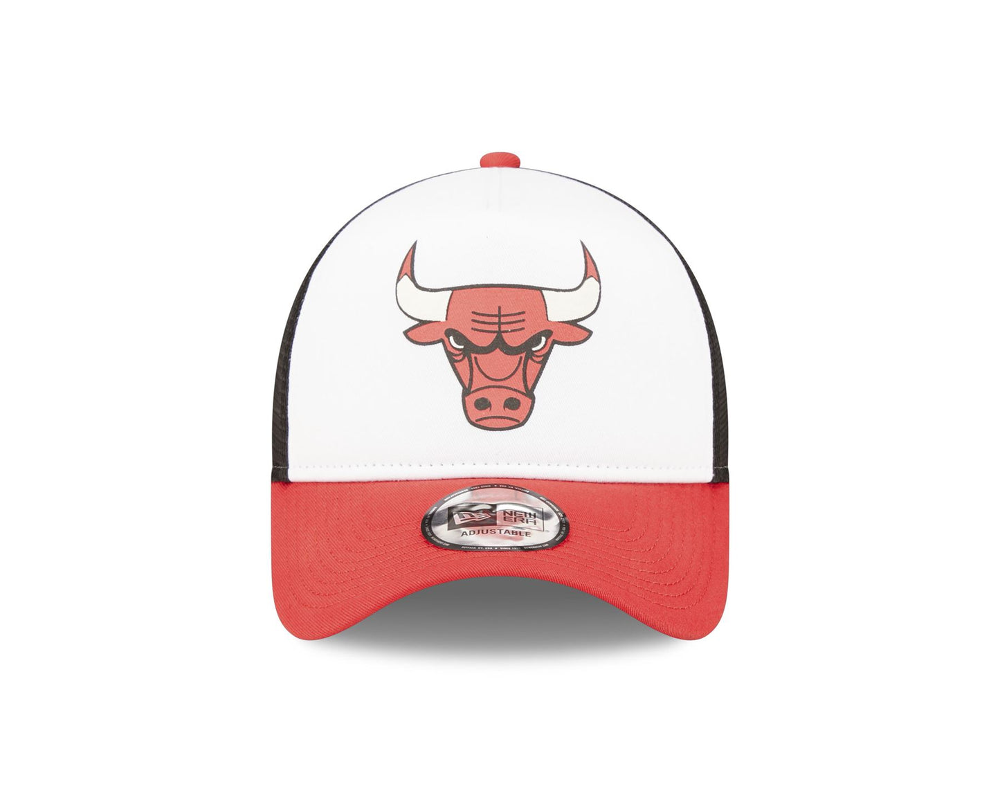 New Era Mens 9Forty Team Colour Trucker Cap ~ Chicago Bulls White