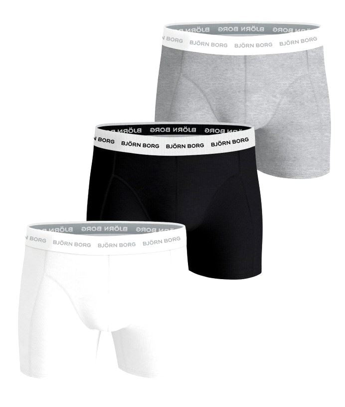 Björn Borg  3 Pack Cotton Stretch 3 Pack Boxer Shorts