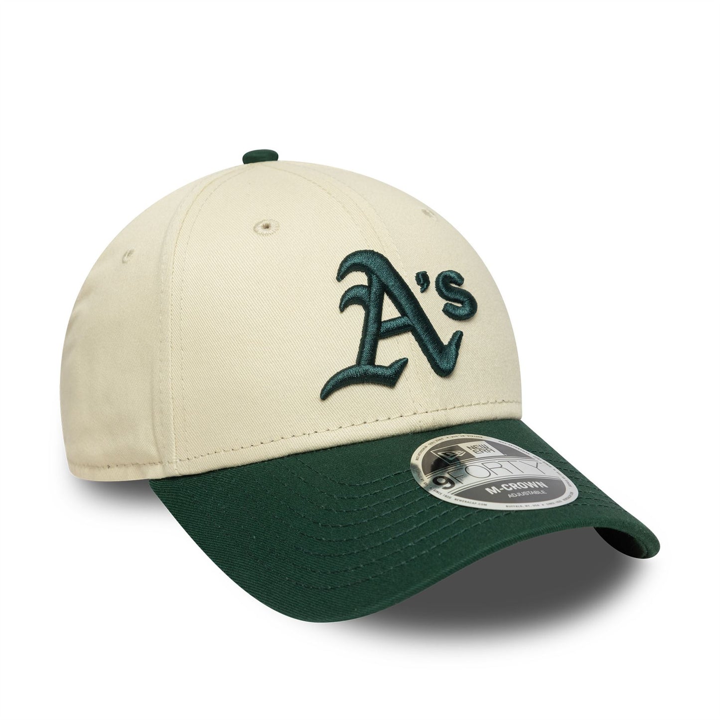 Oakland Athletics Colour Block Cream 9FORTY M-Crown Adjustable Cap