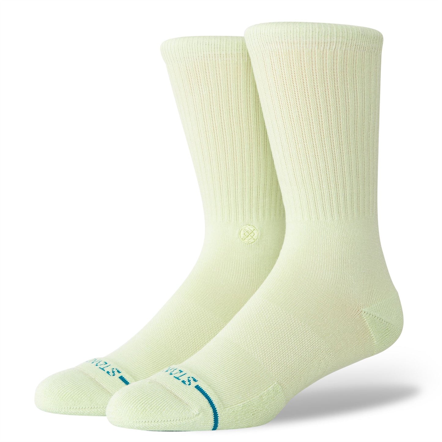 Stance Mens Crew Socks ~ Icon green sand
