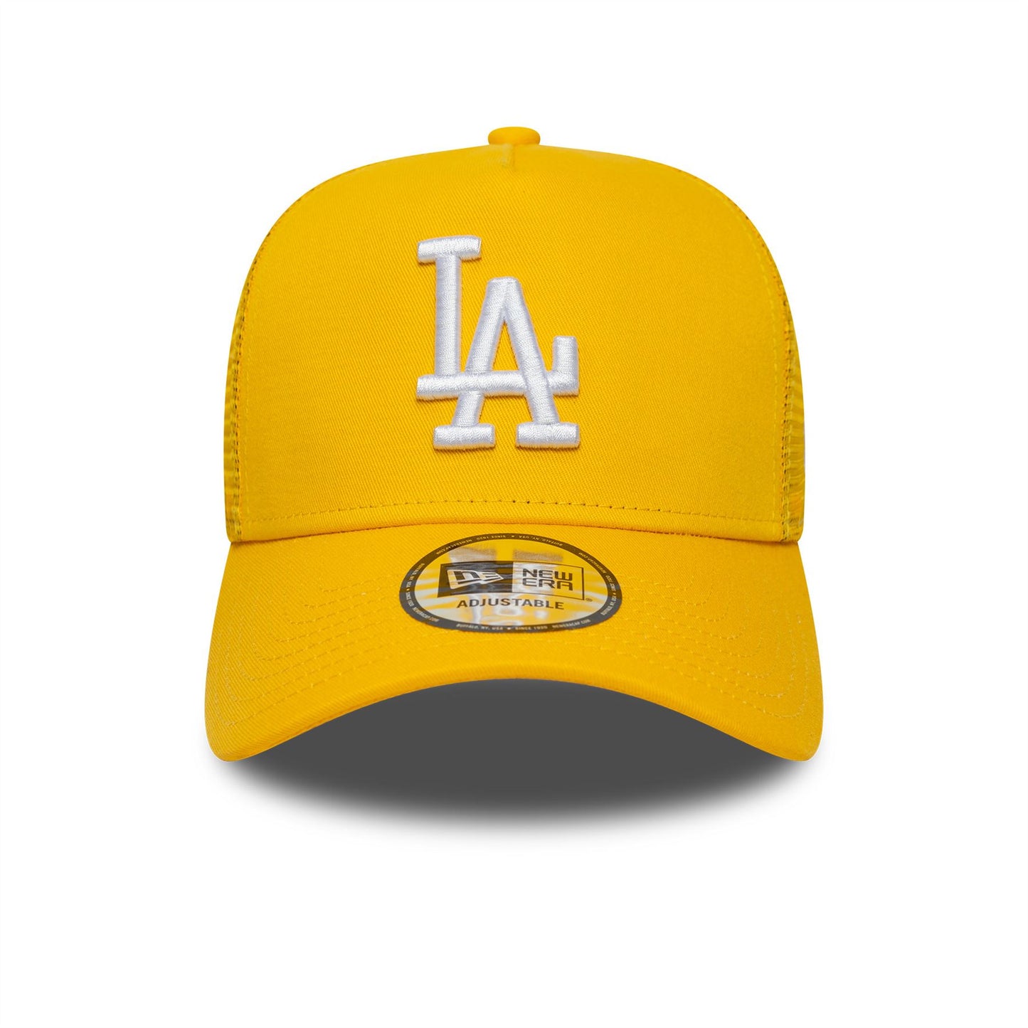 LA Dodgers MLB League Essential Yellow 9FORTY A-Frame Trucker Snapback Cap