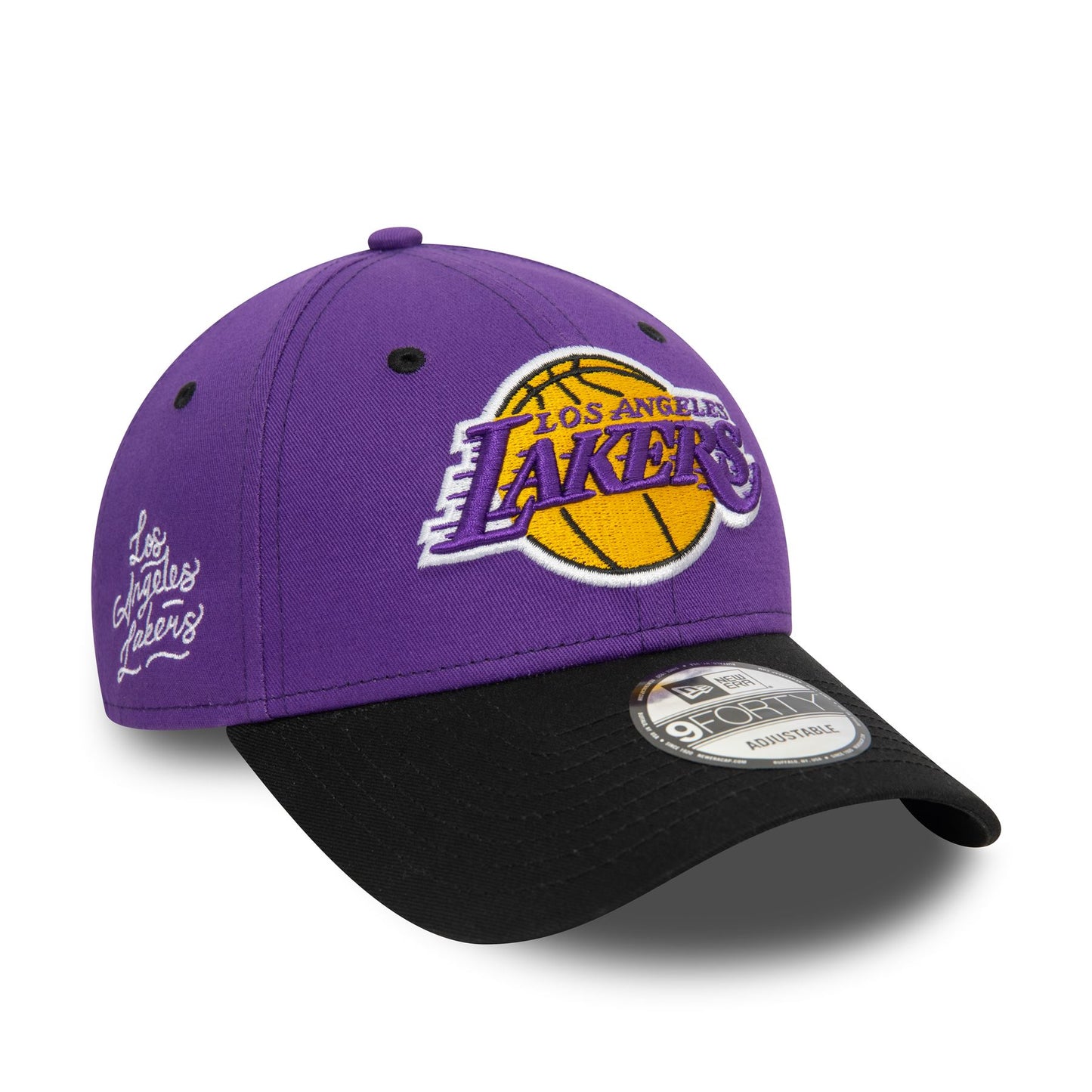 New Era Mens NBA Side Patch 9Forty Cap ~ LA Lakers purple