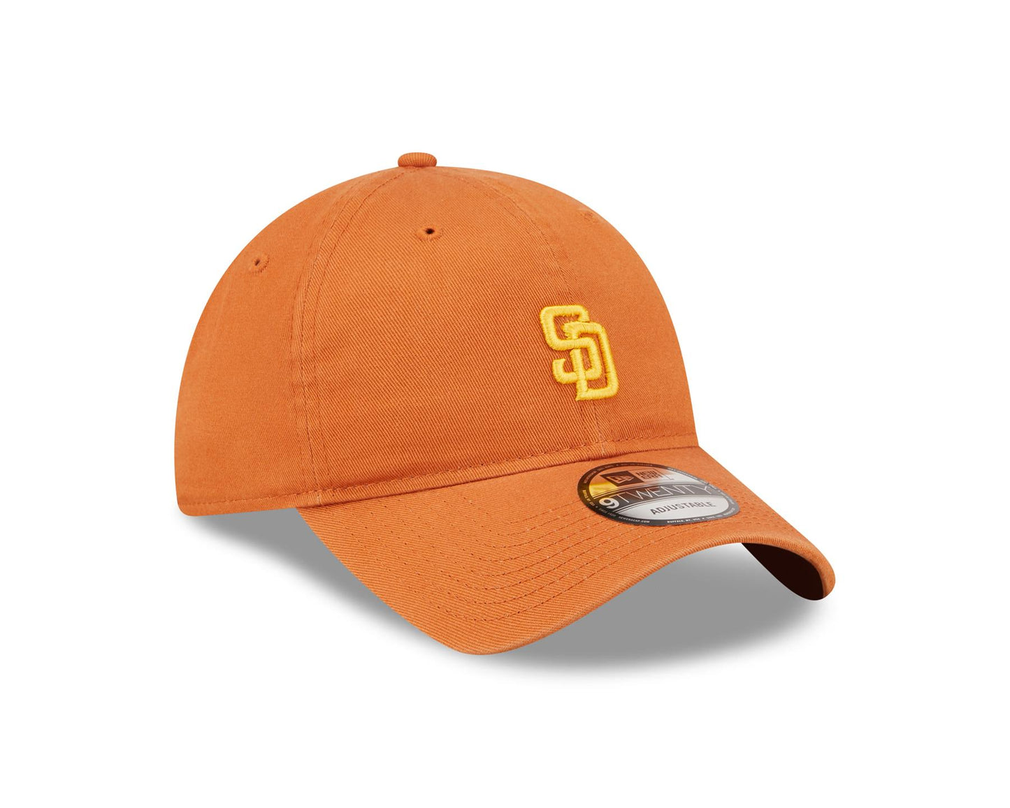 New Era Mens 9Twenty Mini Logo Cap ~ San Diego Padres Brown