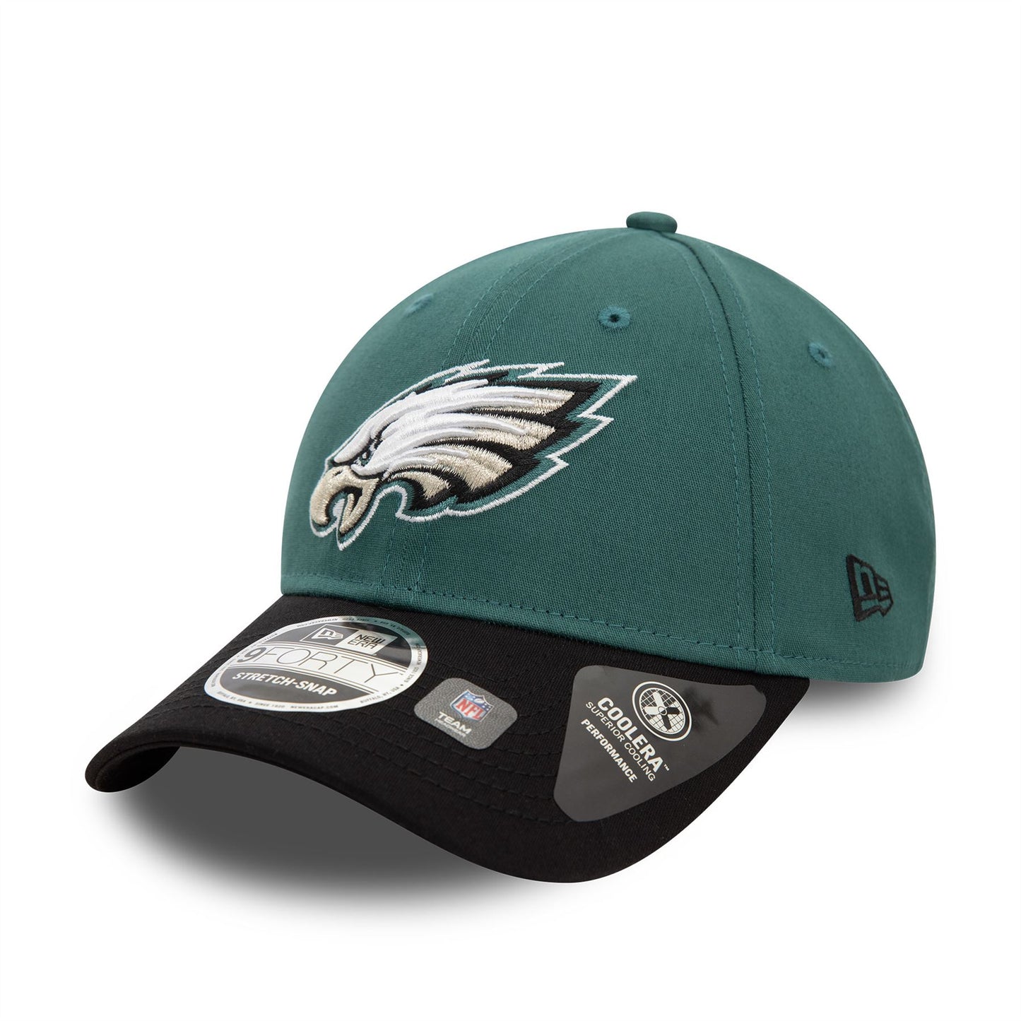 Philadelphia Eagles NFL Dark Green 9FORTY Stretch Snap Adjustable Cap