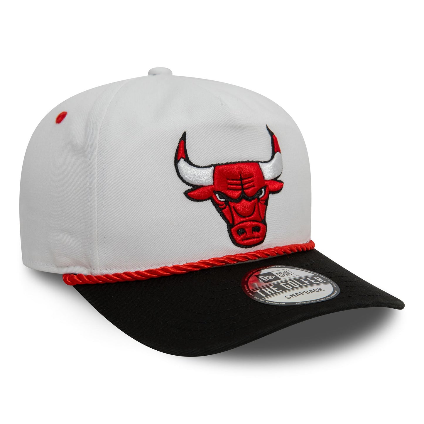 New Era Mens Washed NBA Golfer Cap ~ Chicago Bulls white
