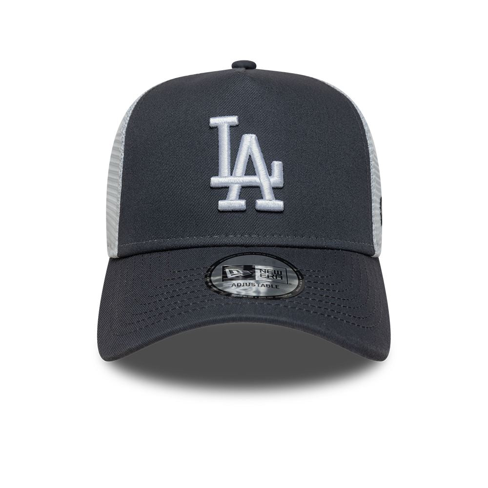 LA Dodgers League Essential Grey 9Forty A-Frame Trucker Cap